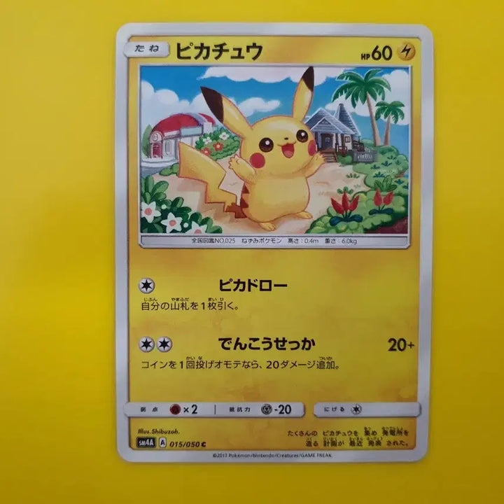 [BUNJANG] Pokemon Pikachu Japanese Edition Trading Card / 판매완료 포켓몬카드 초차원의폭수 피카츄 일판 일본판