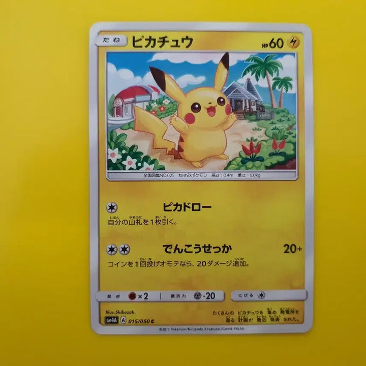 [BUNJANG] Pokemon Pikachu Japanese Edition Trading Card / 판매완료 포켓몬카드 초차원의폭수 피카츄 일판 일본판