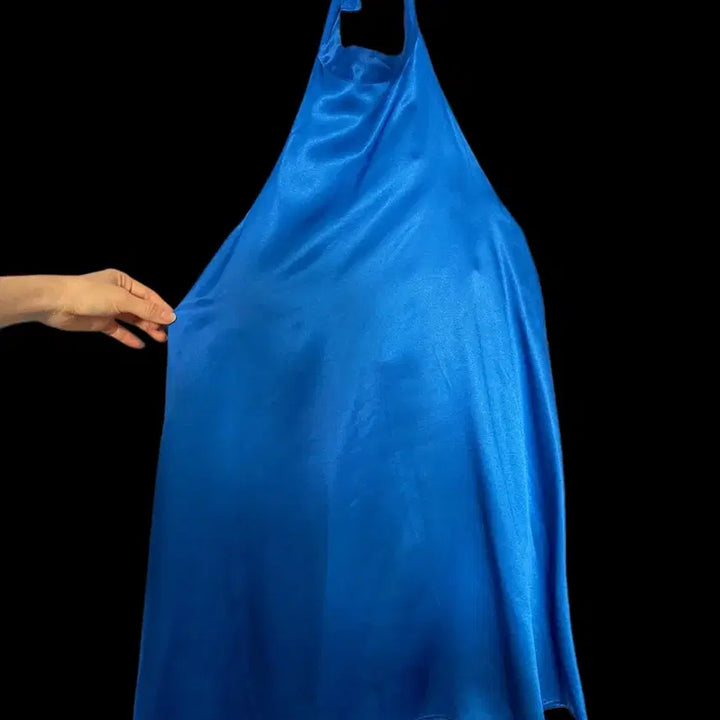 [BUNJANG] Zara Halterneck Blue Dress / 자라 홀터넥 블루 원피스