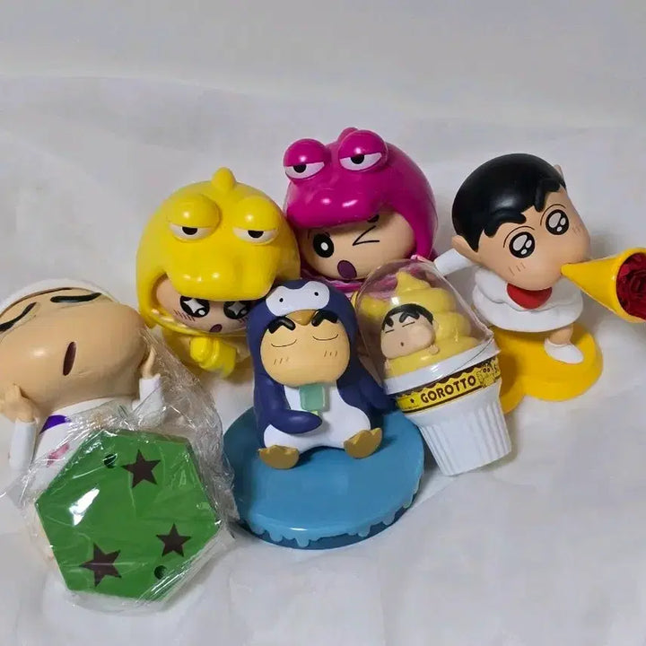 [BUNJANG] Crayon Shin-chan Figure Bundle Set / 짱구피규어  6개 일괄