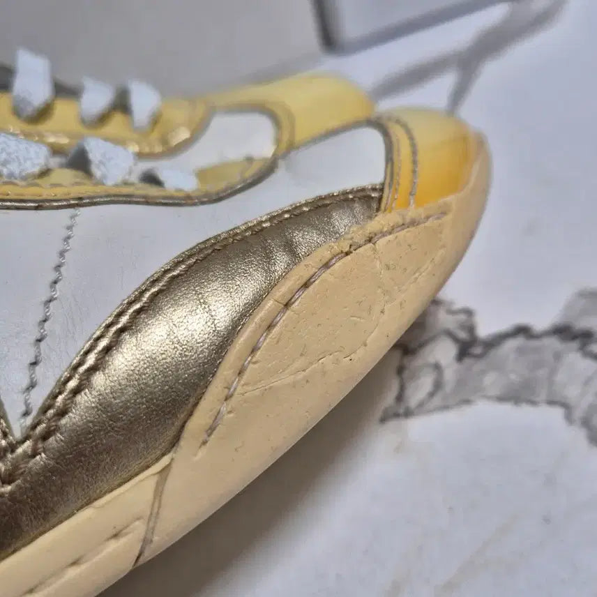 [BUNJANG] Louis Vuitton Initial Logo Leather Sneakers / (정품) 루이비통 이니셜 로고 가죽 스니커즈 36