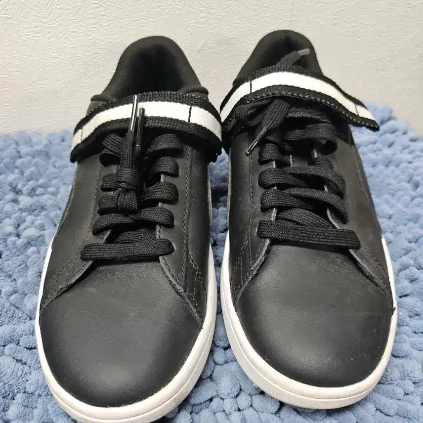 [BUNJANG] Puma Smash v2 Fresh Black Trainers 245 / 푸마 스매시 v2 프레시  블랙 트레이너  245