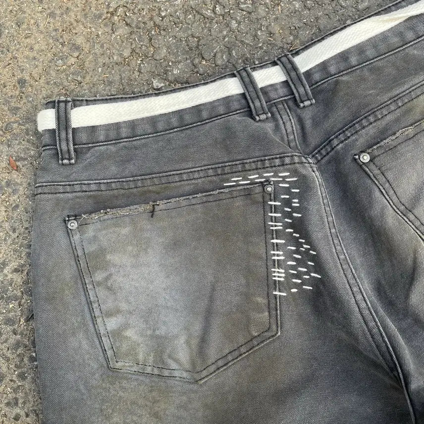 [BUNJANG] Lost Town Supply 30 Years Dying Work Pants Sashiko / 로스트타운서플라이 30Years Dying 워크팬츠 Sashiko