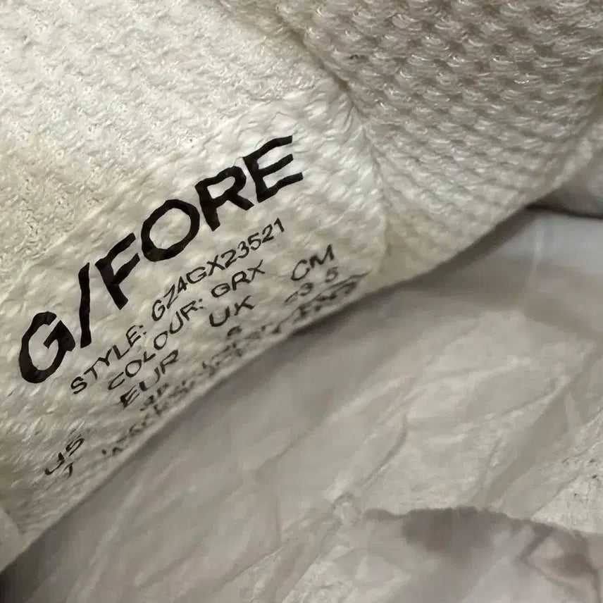 [BUNJANG] G/FORE White Green Golf Sneakers / 지포어 G/FORE 화이트 그린 스니커즈