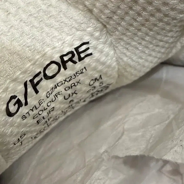 [BUNJANG] G/FORE White Green Golf Sneakers / 지포어 G/FORE 화이트 그린 스니커즈