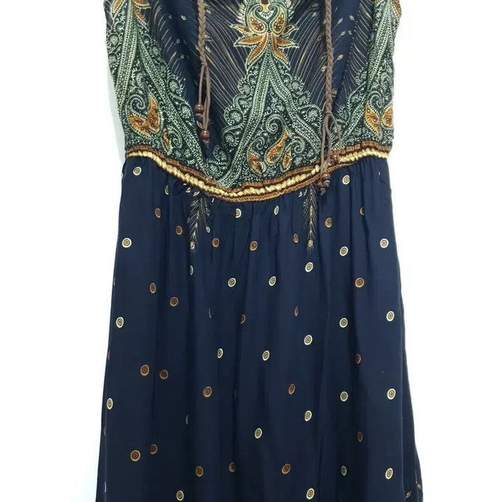 [BUNJANG] ZIZAE Ethnic String Sleeveless Dress / ZIZAE 에스닉 스트링 슬리브리스 원피스 F_S1830