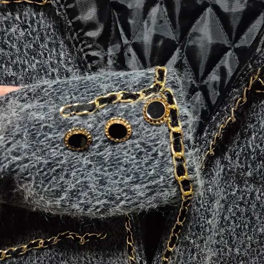 [BUNJANG] Tweed Quilted Jacket and Skirt Set / (세일)(새상품)누빔 트위드 셋업 자켓 스커트