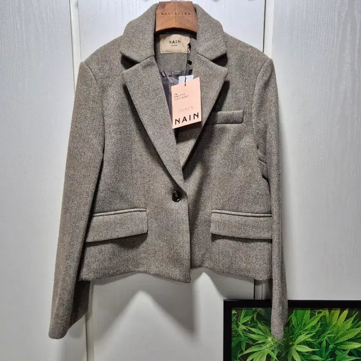 [BUNJANG] NAIN Herringbone Crop Jacket / (타임세일)(새상품)NAIN 헤링본 크롭 자켓