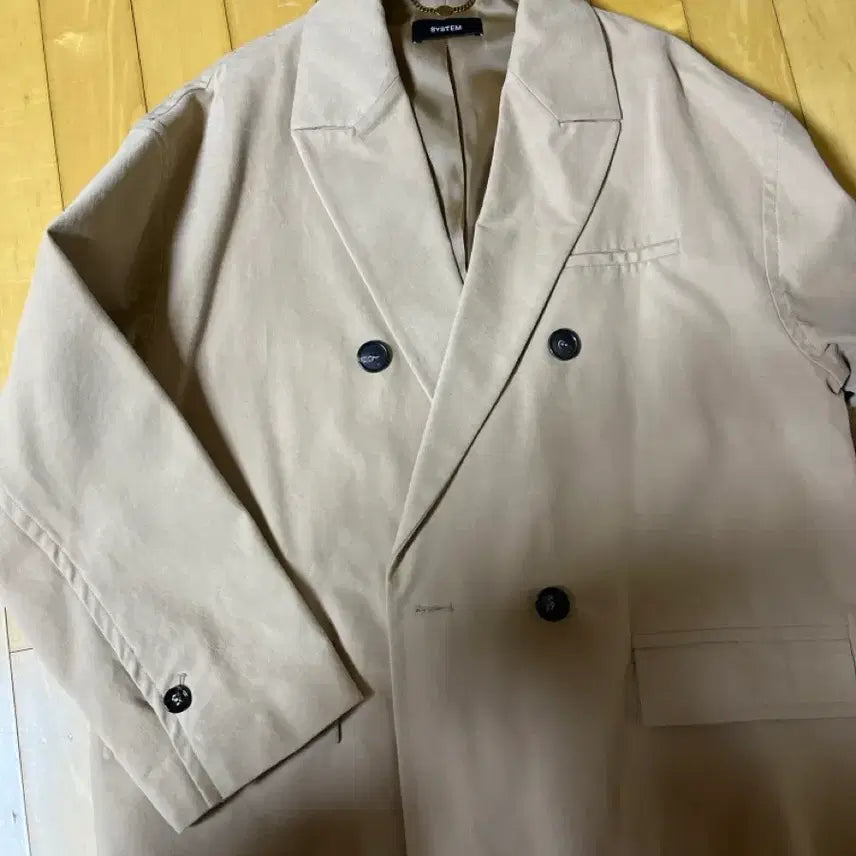 [BUNJANG] SYSTEM Beige Half Jacket / SYSTEM여성 하프자켓 베이지