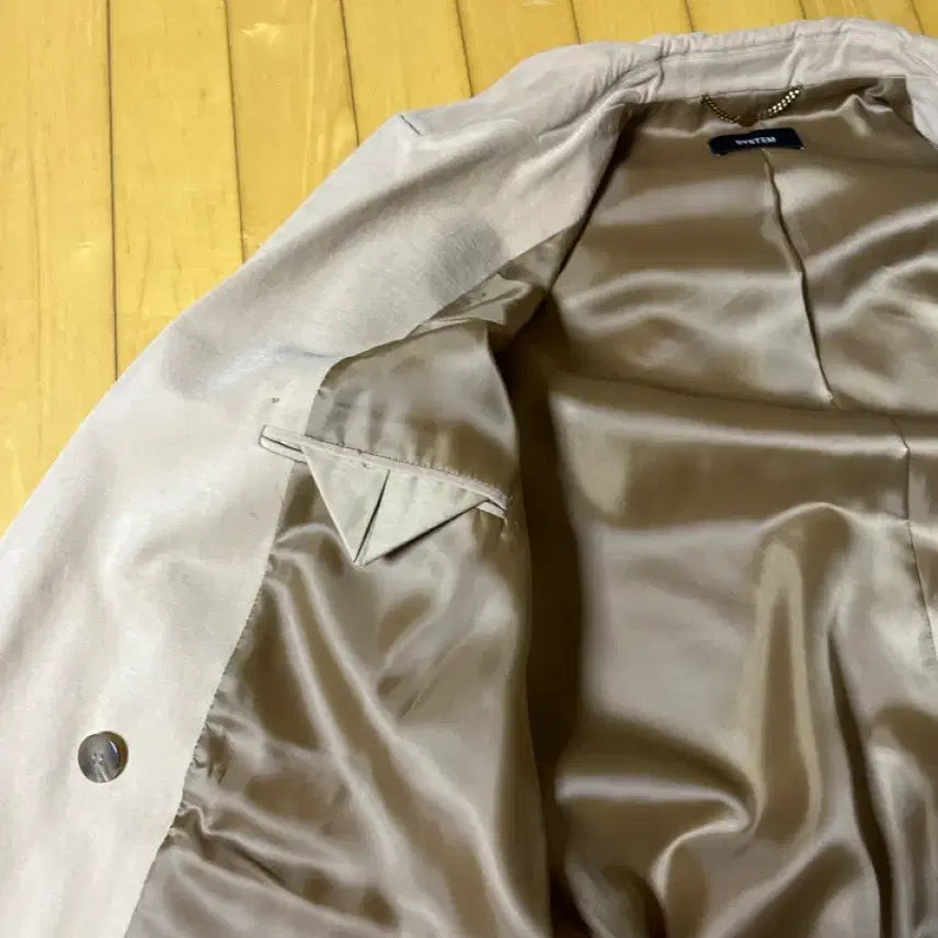 [BUNJANG] SYSTEM Beige Half Jacket / SYSTEM여성 하프자켓 베이지