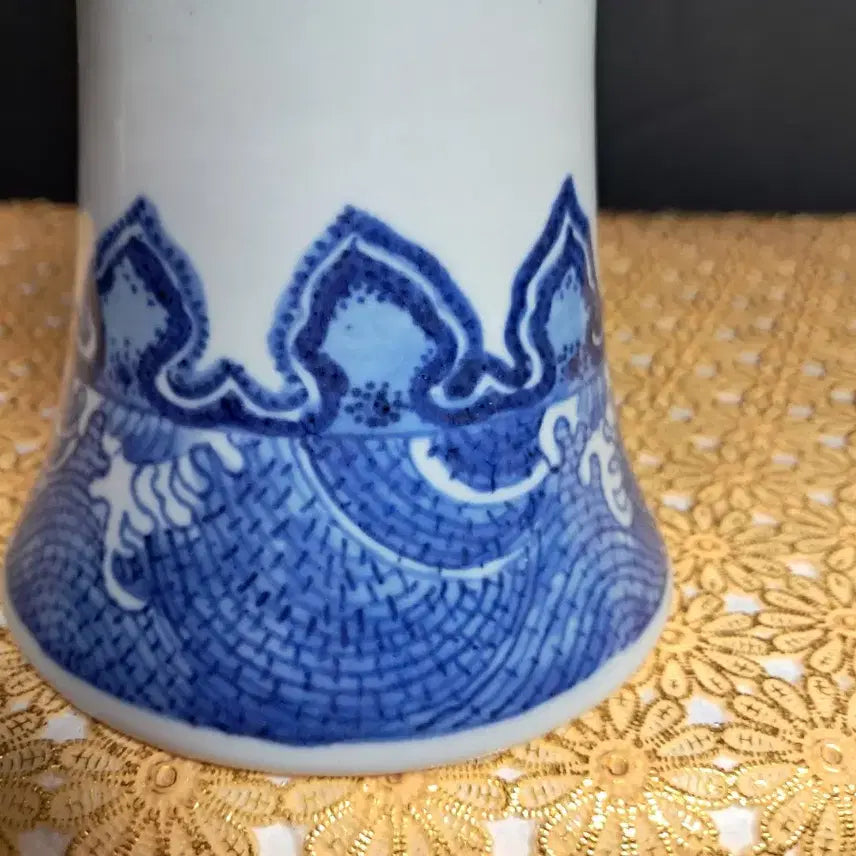 [BUNJANG] Celadon Porcelain Vase / 청화백자 도자기 꽃병(높이약 37.5cm)