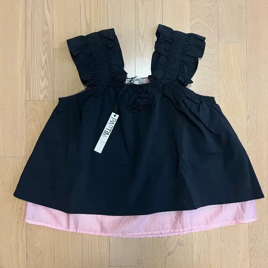 [BUNJANG] Partimento Black Rose Camisole / 파르티멘토 블랙 로즈나시