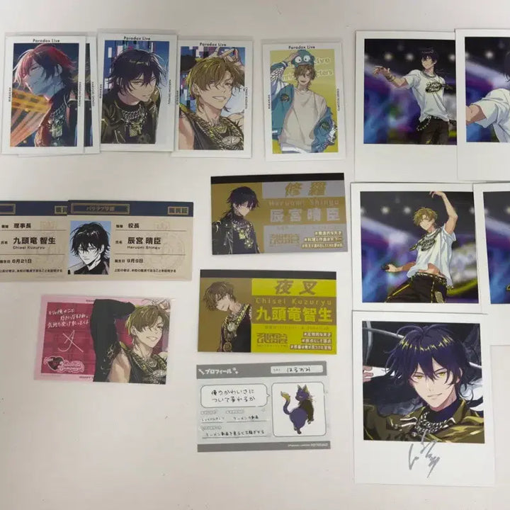 [BUNJANG] Paradox Live Muraikan Paper Cards Bundle Set / 파라라이 파라독스 라이브 무뢰관 지류 판매