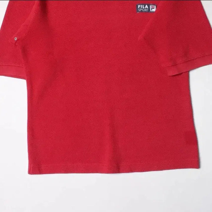 [BUNJANG] Fila Japan Red Ringer T-Shirt / 휠라 재팬 레드 반팔티셔츠 링거티 jpn