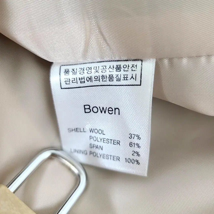 [BUNJANG] BOWEN Wool Blend Classic Check Double Jacket / 보웬(BOWEN) 울 혼방 클래식 체크 더블 자켓 (Free)
