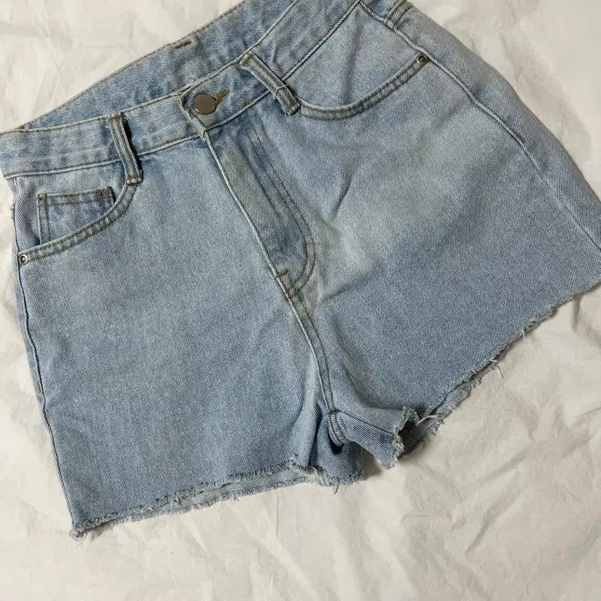[BUNJANG] Denim Shorts 26(S) / 딸옷정리-연청 / 진청 데님 숏팬츠 26(S)