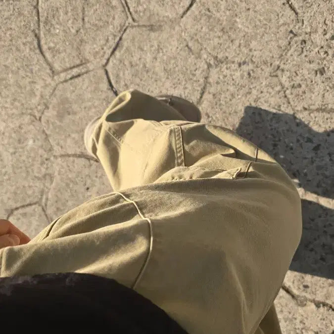 [BUNJANG] Nohant Cargo Beige Pants / 노운 카고 베이지
