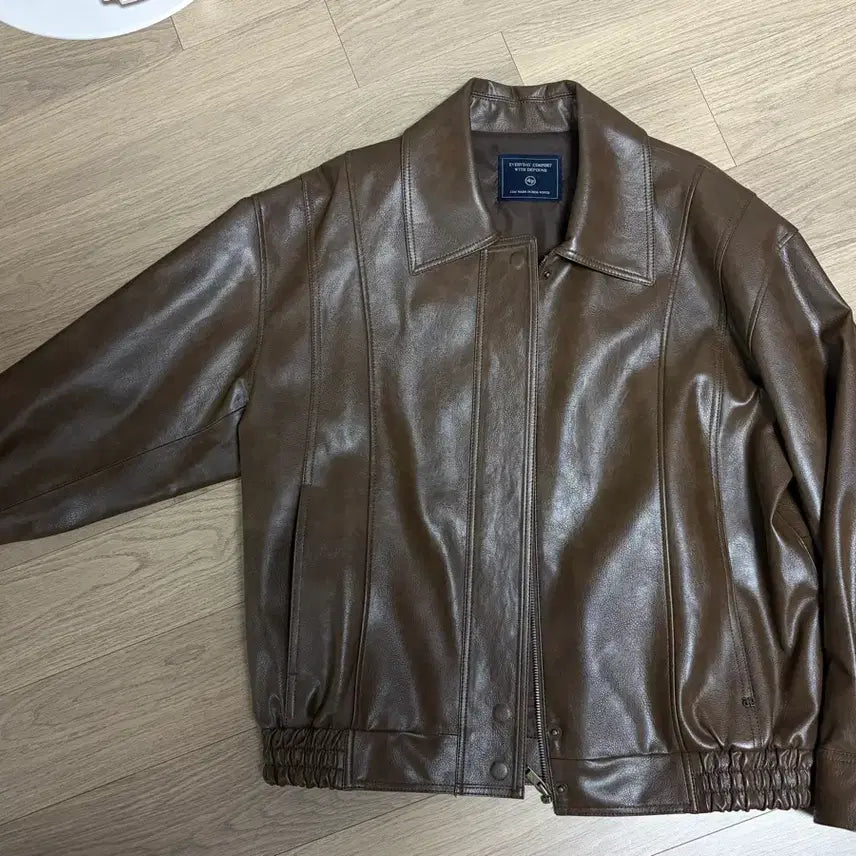 [BUNJANG] depound Leather Jacket Brown / depound 드파운드 레더 자켓 브라운