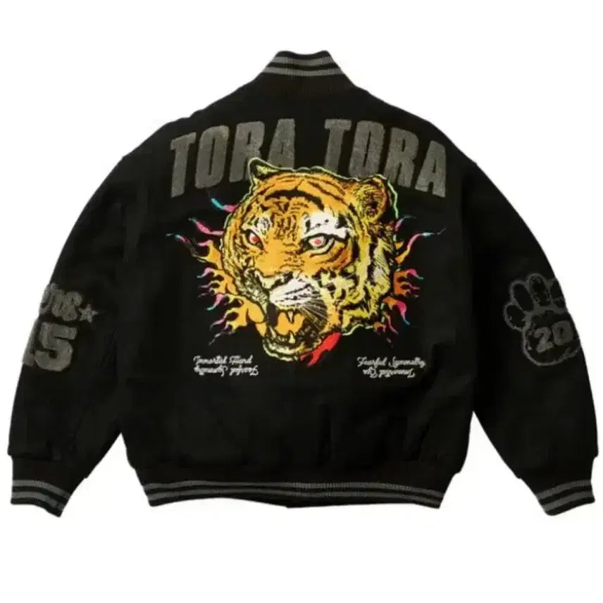 [BUNJANG] Palace Toratora Varsity Jacket Black / [L]팔라스 토라토라 바시티 자켓 블랙