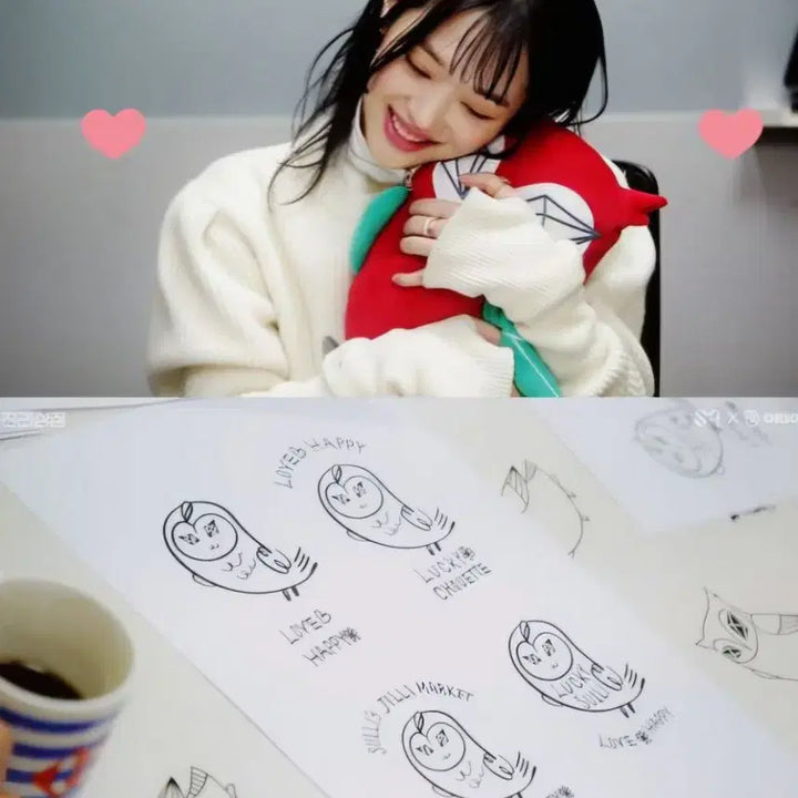 [SOLD OUT] 진리상점 x 럭키슈에뜨 콜라보 에프엑스 설리 아이보리 맨투맨 희귀 굿즈