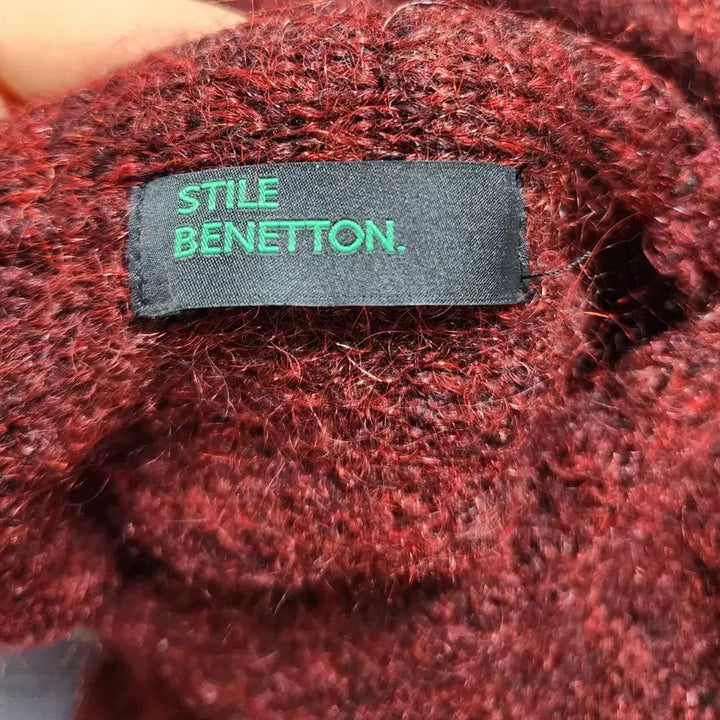 [BUNJANG] Benetton Knit Long Cardigan / 베네통 니트 긴외투