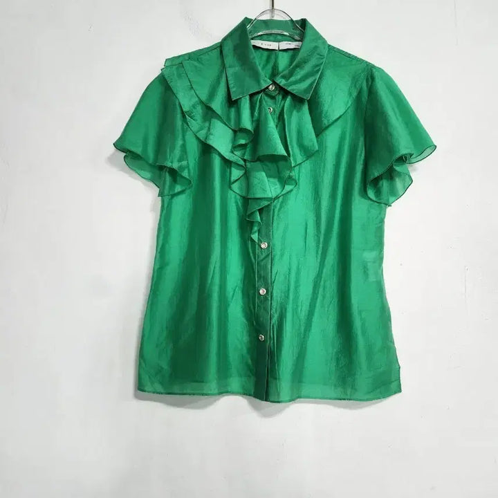 [BUNJANG] MICHAA Lace Frill Blouse / 미샤 MICHAA 레이스 프릴 블라우스55반~마른66