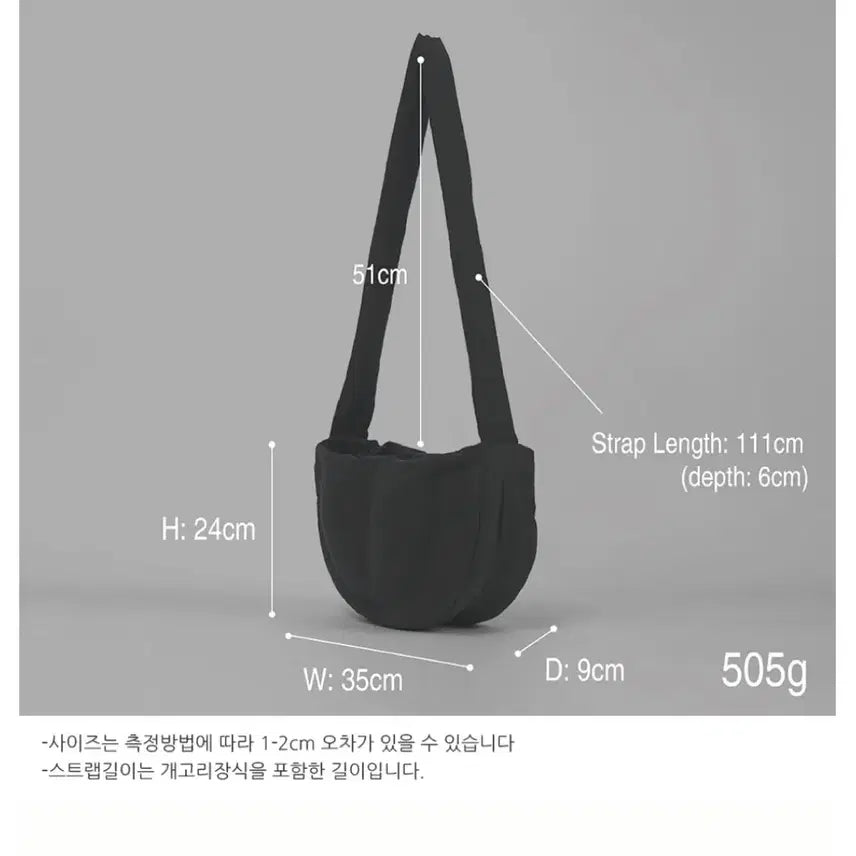 [BUNJANG] YURT Cloud Bread Bag Deep Gray / 유르트 클라우드 브레드 백 딥그레이