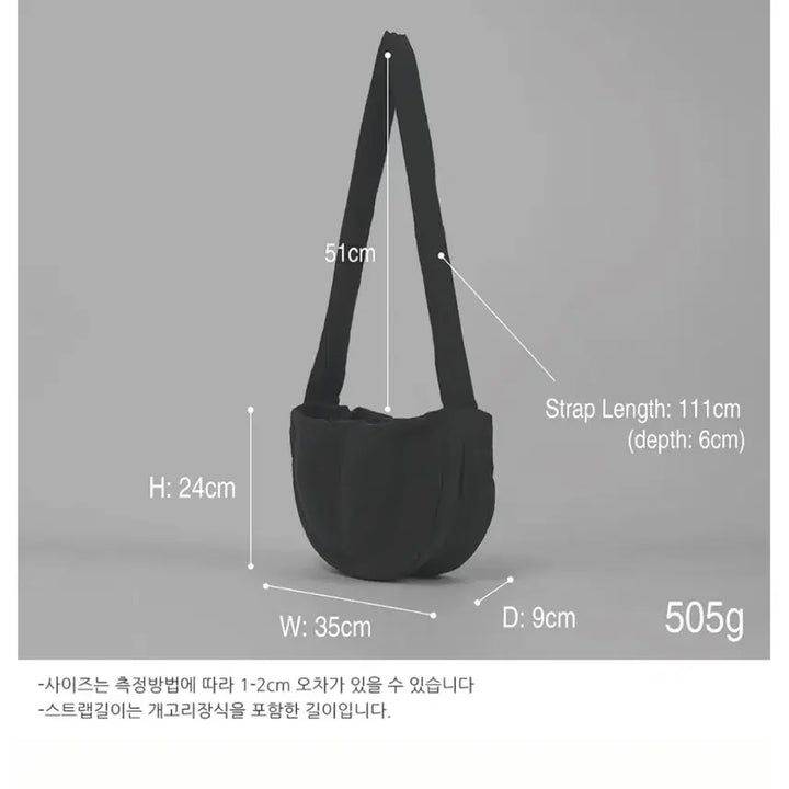 [BUNJANG] YURT Cloud Bread Bag Deep Gray / 유르트 클라우드 브레드 백 딥그레이