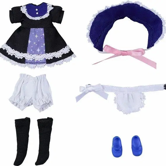 [BUNJANG] Good Smile Nendoroid Doll Outfit Set Retro Dress [Black] / 굿스마일 넨도로이드돌 의상 세트 레트로 원피스[블랙]