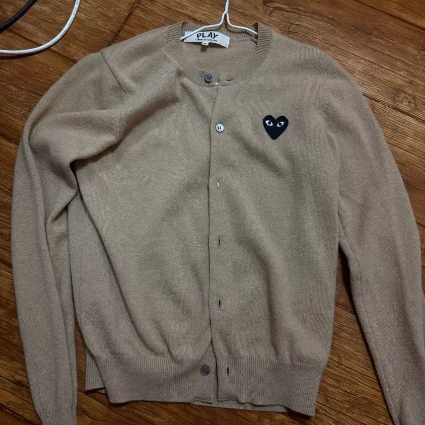 [BUNJANG] Comme des Garçons Cardigan Beige M / 꼼데가르송 가디건 베이지 m