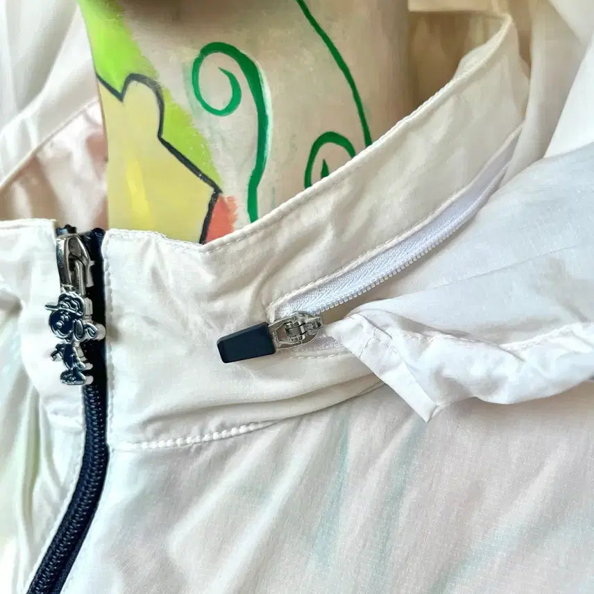 [BUNJANG] Snoopy Vintage Nylon Windbreaker Jacket / Snoopy 스누피 빈티지 나일론 윈드브레이커 바람막이 후드집업 자켓