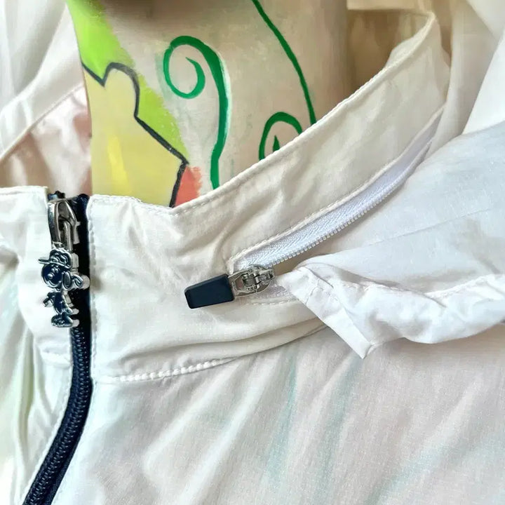 [BUNJANG] Snoopy Vintage Nylon Windbreaker Jacket / Snoopy 스누피 빈티지 나일론 윈드브레이커 바람막이 후드집업 자켓