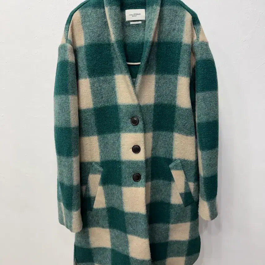[BUNJANG] Isabel Marant 22SS Oversized Check Coat (Size 38) / 정품) 이자벨마랑 22ss 오버핏 체크 코트 38