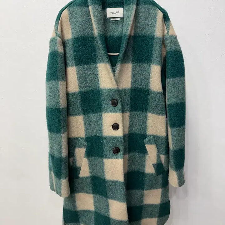 [BUNJANG] Isabel Marant 22SS Oversized Check Coat (Size 38) / 정품) 이자벨마랑 22ss 오버핏 체크 코트 38