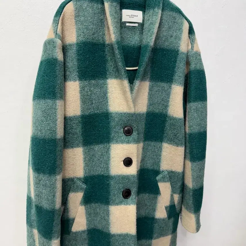 [BUNJANG] Isabel Marant 22SS Oversized Check Coat (Size 38) / 정품) 이자벨마랑 22ss 오버핏 체크 코트 38