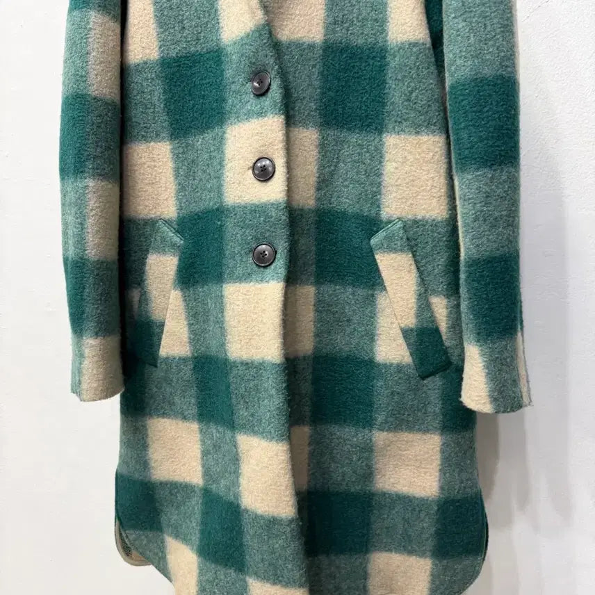 [BUNJANG] Isabel Marant 22SS Oversized Check Coat (Size 38) / 정품) 이자벨마랑 22ss 오버핏 체크 코트 38