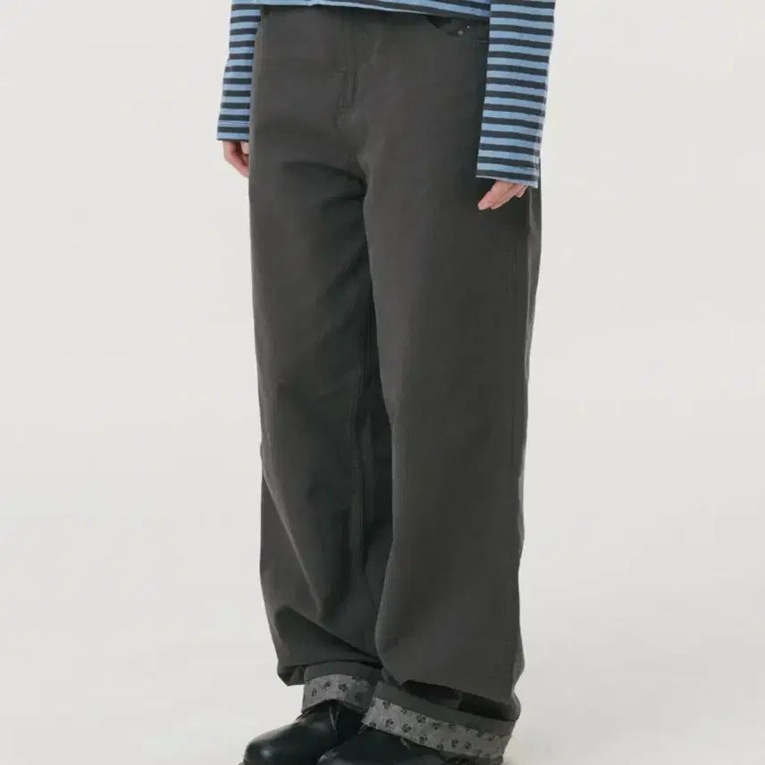 [BUNJANG] OHESIO Floral Roll-up Cotton Pants / 오헤시오 플로럴 롤업 코튼팬츠