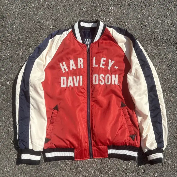[BUNJANG] Harley Davidson Reversible Sukajan Jacket / 할리데이비슨 리버시블 스카잔