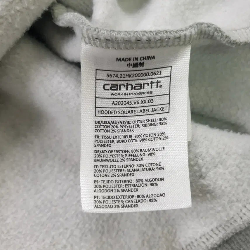 [BUNJANG] Carhartt Hooded Zip-Up Jacket / Carhartt 후드 집업 자켓