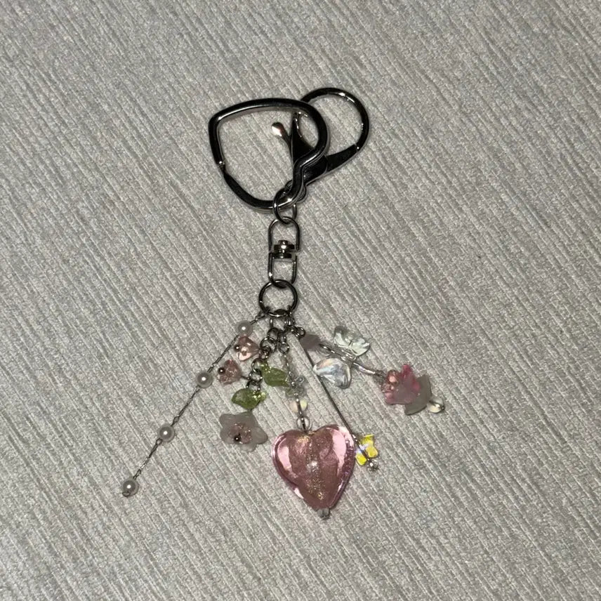 [SOLD OUT] 여름정원 하트 키링