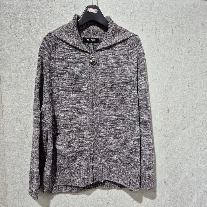 [BUNJANG] MINE Raglan Zip-up Knit Cardigan / 마인 MINE 집업 니트 가디건