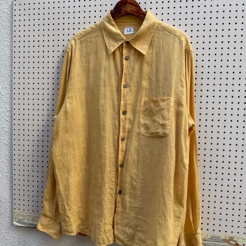 [BUNJANG] C.P. Company Linen Shirt / 2000s C.P.COMPANY LINEN 올드 씨피컴퍼니 린넨셔츠