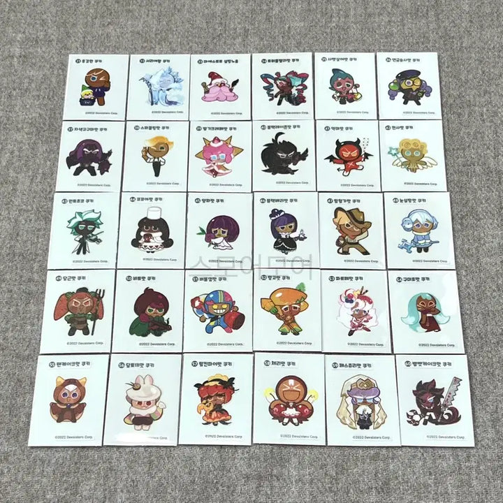 [BUNJANG] Cookie Run Series 2 30 Sticker Set / 쿠키런 띠부띠부씰 2탄