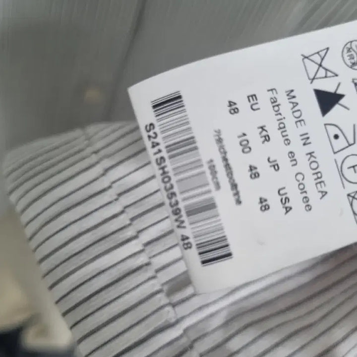 [BUNJANG] Solid Homme Crop String Shirt / 솔리드옴므 크롭 스트링셔츠 48