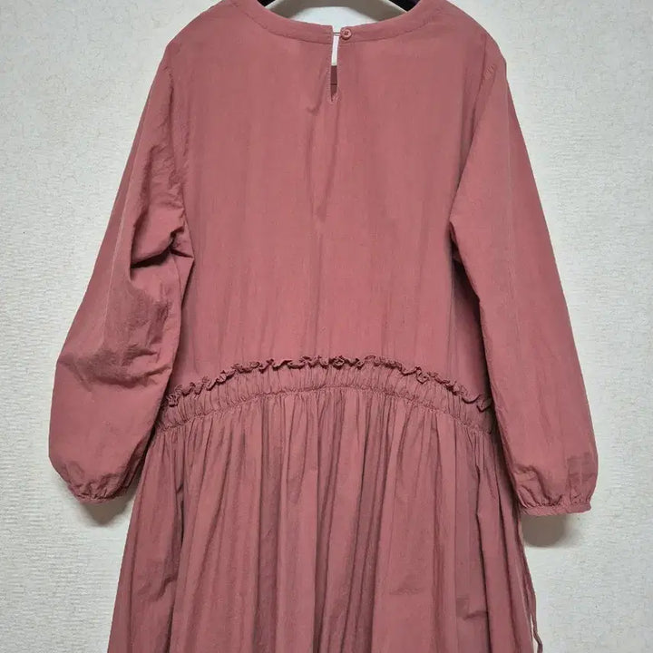 [SOLD OUT] 면100  긴팔 퍼프 원피스