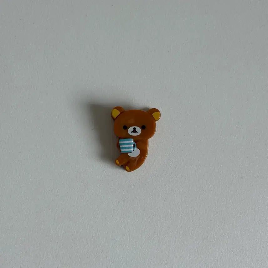 [BUNJANG] Rilakkuma Korilakkuma Face Storage Mini Accessory Case with Mini Tongs / 코리락쿠마 얼굴 보관함 미니 소품 케이스 + 미니 집게
