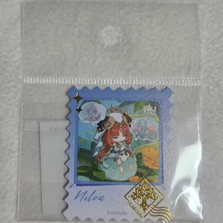 [BUNJANG] Genshin Impact Nilou PC Bang Stamp (Sealed) / 원신pc방 우표(닐루)1