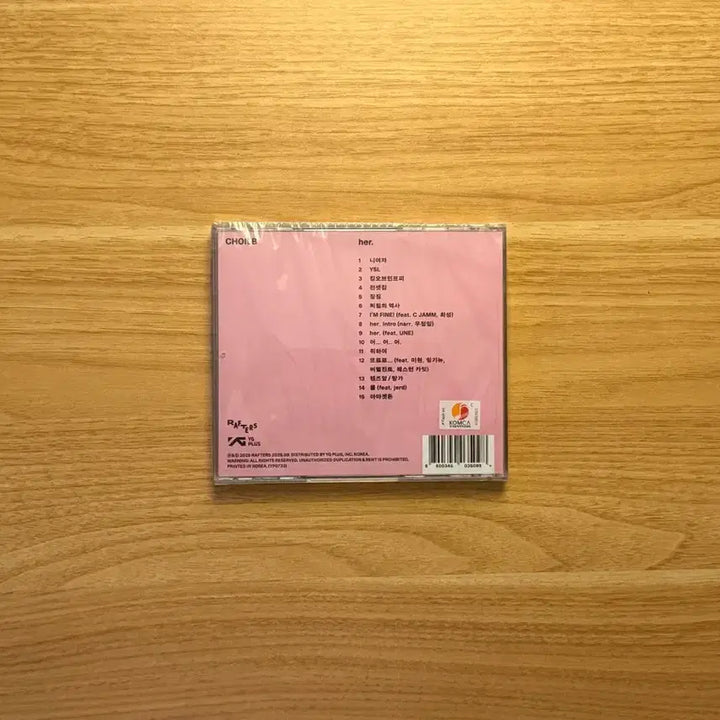 [BUNJANG] CHOILB her. CD Signed Album / [미개봉, 새상품]최엘비 - her CD 싸인반