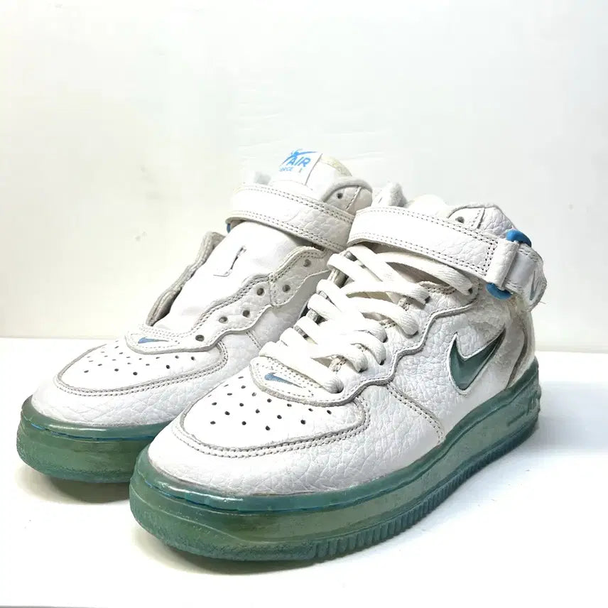 [BUNJANG] Nike Air Force 1 Mid Sky Sneakers / [230] 나이키 에어 포스 원 미드 하늘 완창