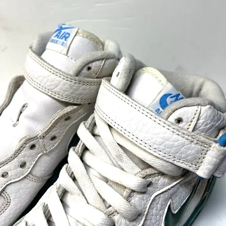 [BUNJANG] Nike Air Force 1 Mid Sky Sneakers / [230] 나이키 에어 포스 원 미드 하늘 완창